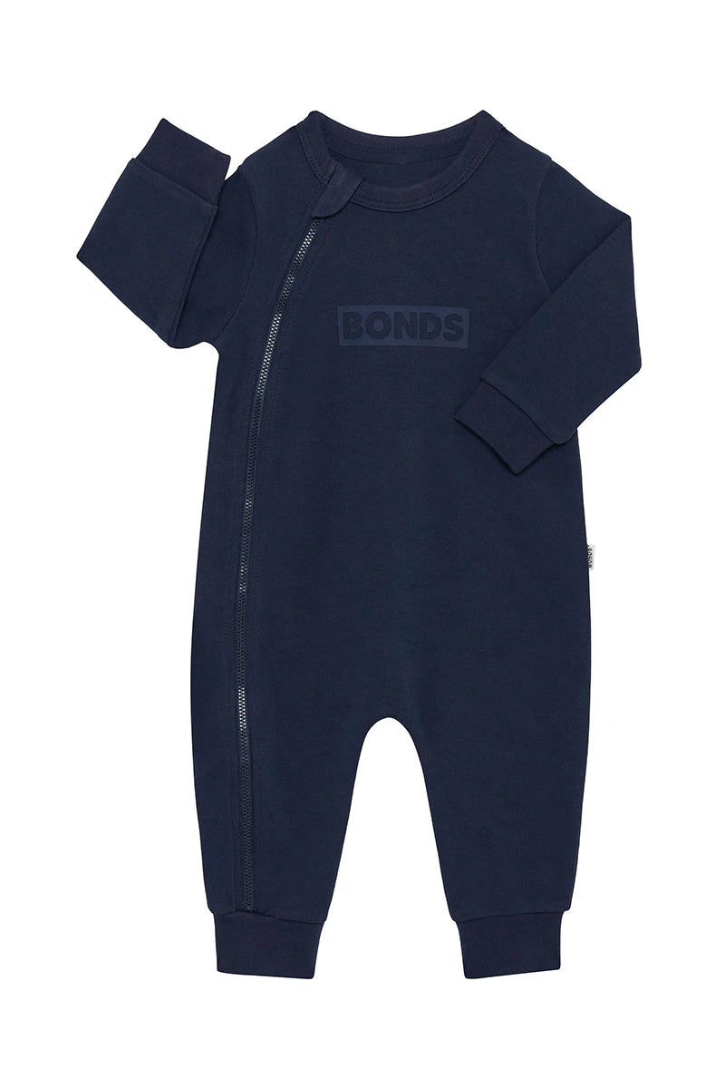 Tech Sweats Zip Wondersuit | Almost Midnight