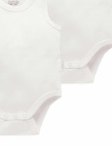 4 Pack Rib Bodysuit | White