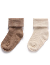 3 Pack Rib Socks l Wheat Pack