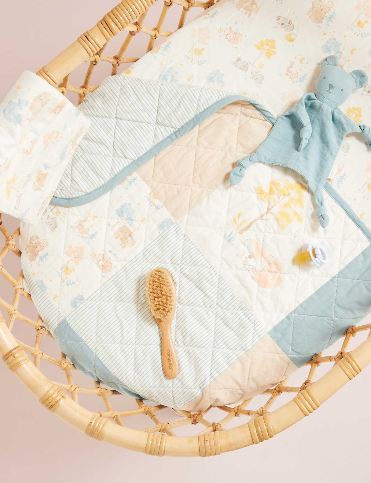 Reversible Quilted Coverlet | Little Nap