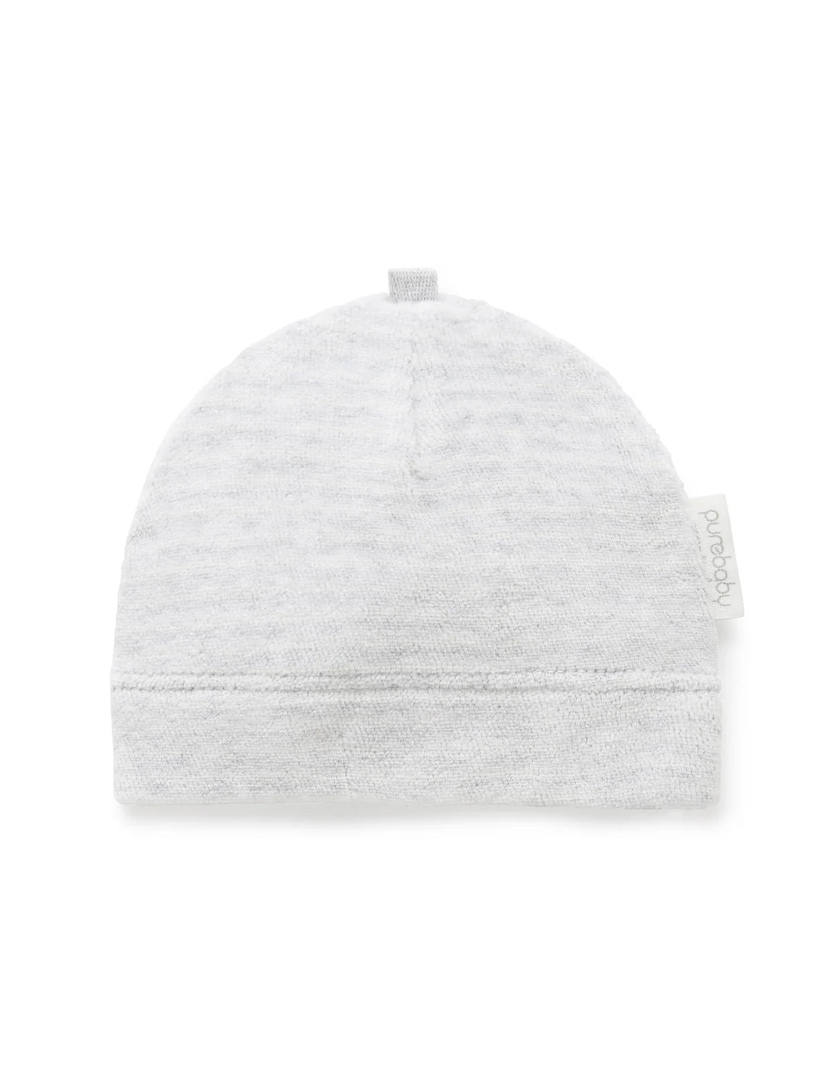 Premmie Velour Hat | Pale Grey Stripe