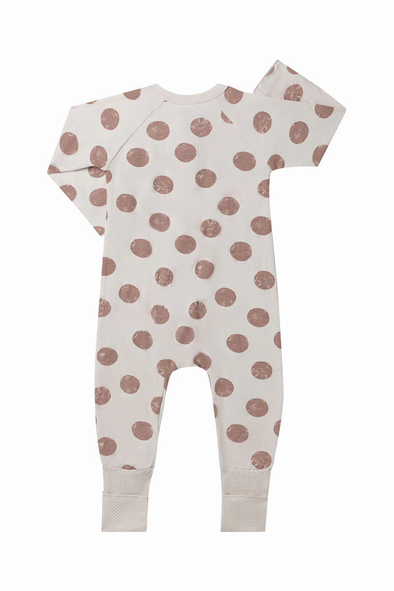 Wondercool Zip Wondersuit | Playfull Polka/ White Banksia