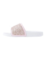 Kenna Sparkle Slide Beach Sandals | Rose