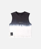 The Indie Acid Dip Muscle Tee | Navy White