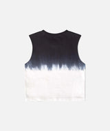 The Indie Acid Dip Muscle Tee | Navy White