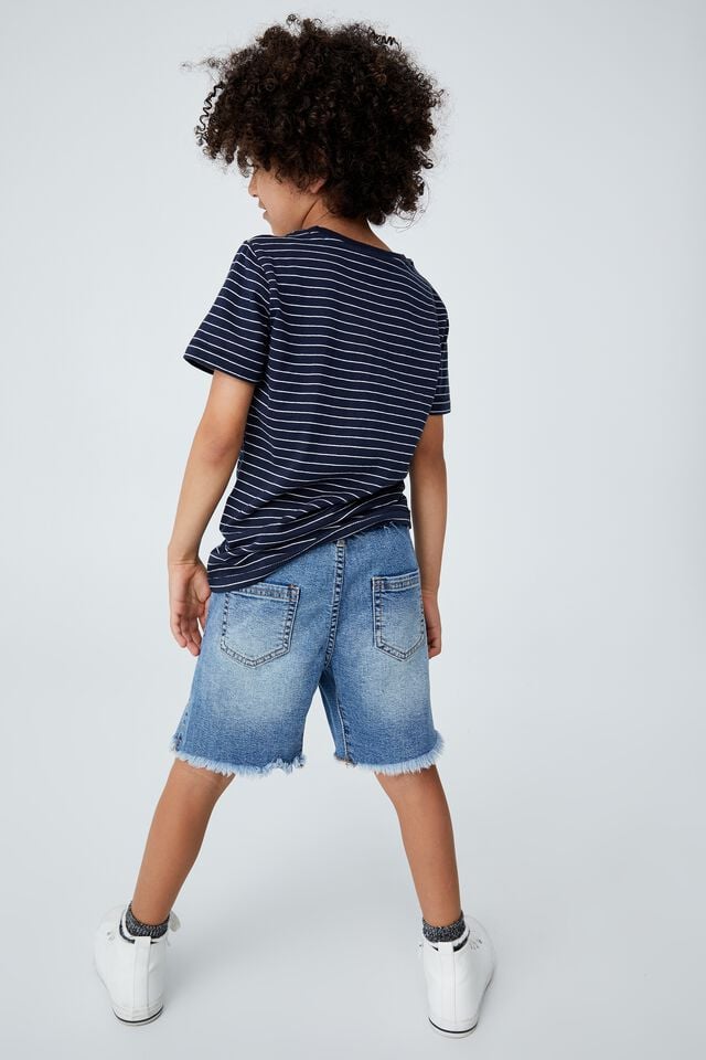 Straight Fit Short | Bondi Mid Blue