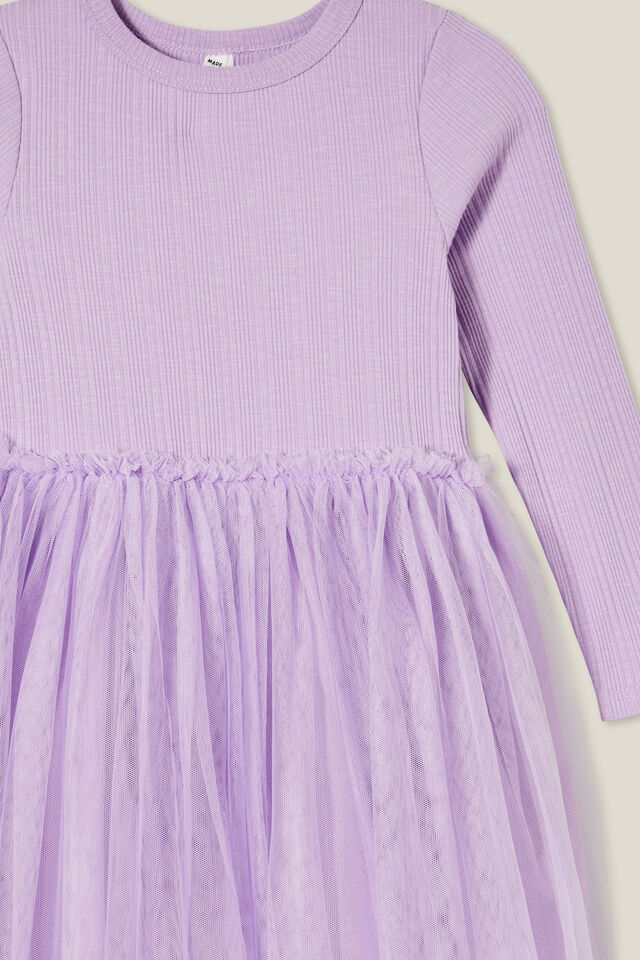 Nova Long Sleeve Dress | Lilac Drop