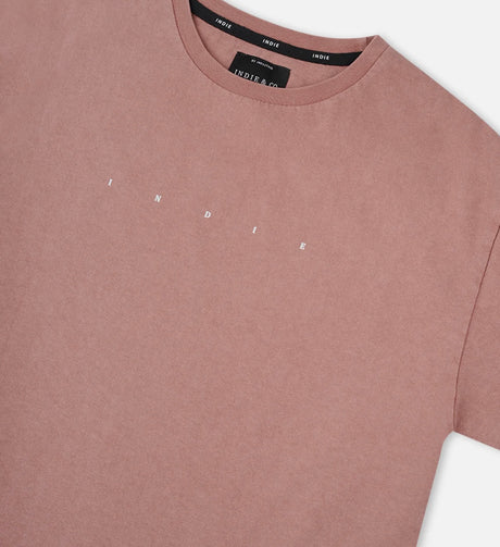 The Indie Oversized Tee | Rhubarb