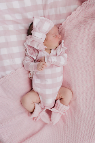 Knitted Booties | Baby Pink