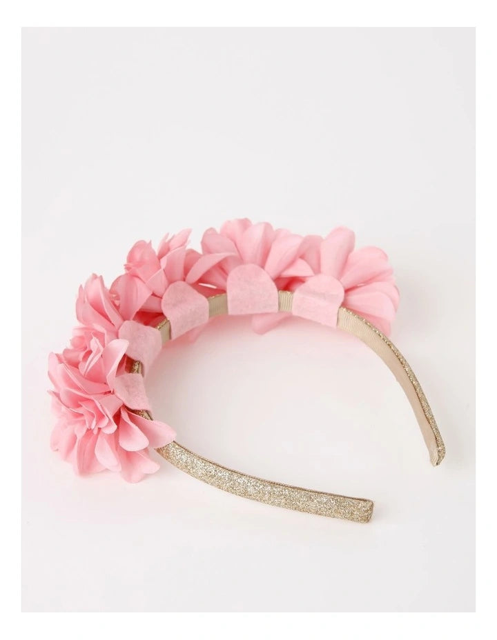 Flower Garland Headband | Pink