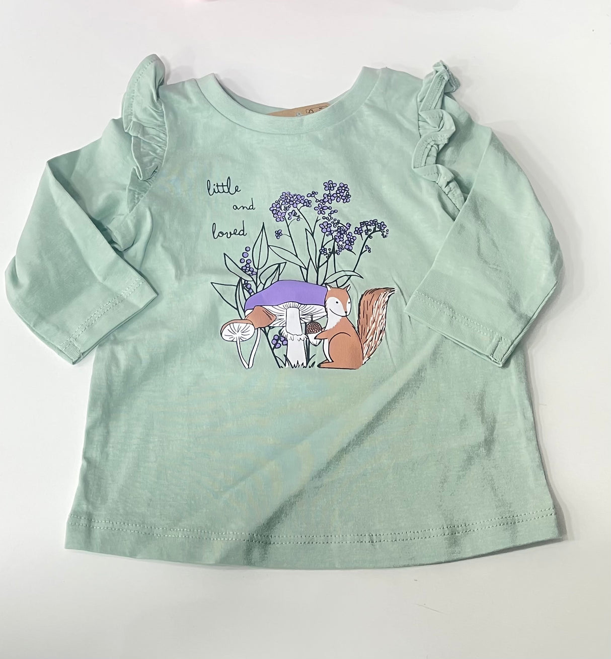 Baby Organic Cotton Playtime Tee | Squirrel