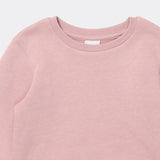 Dymples Baby Basic Fleece Sweater | Light Pink