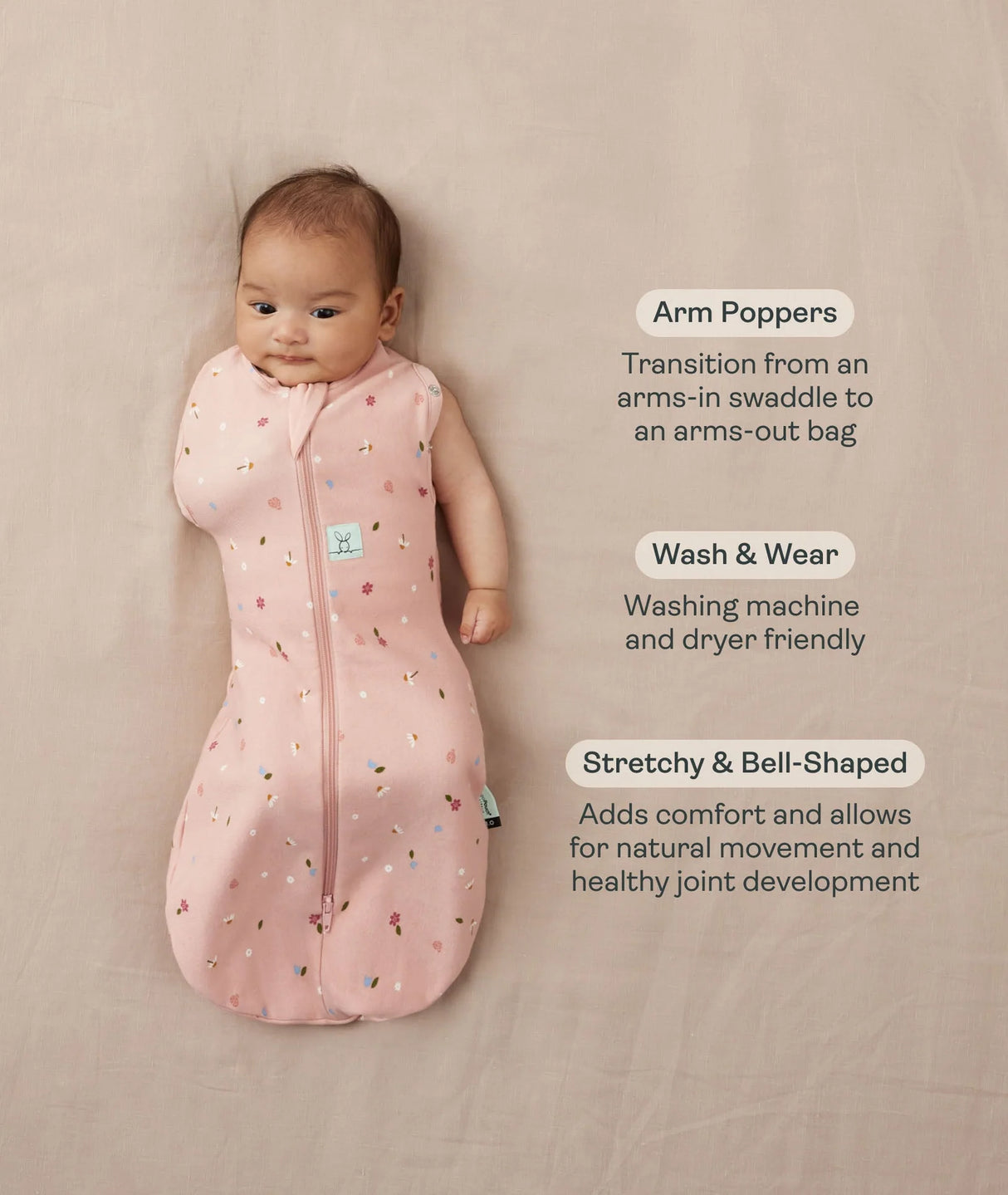 Cocoon Swaddle Bag 2.5 TOG | Willow
