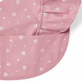 Frill Snuggle Bib | Pink Fleur