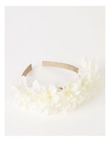 Flower Garland Headband | Ivory