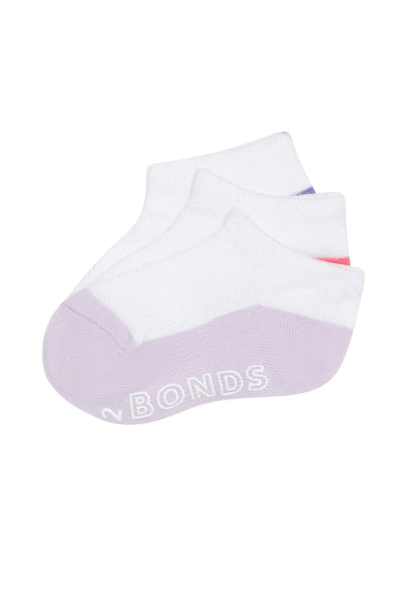 Baby Lightweight Low Cut Socks 3 Pack | Multi