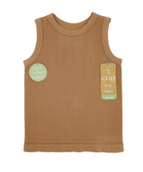 Baby Ecostyle Bamboo Rib Singlet | Mocha