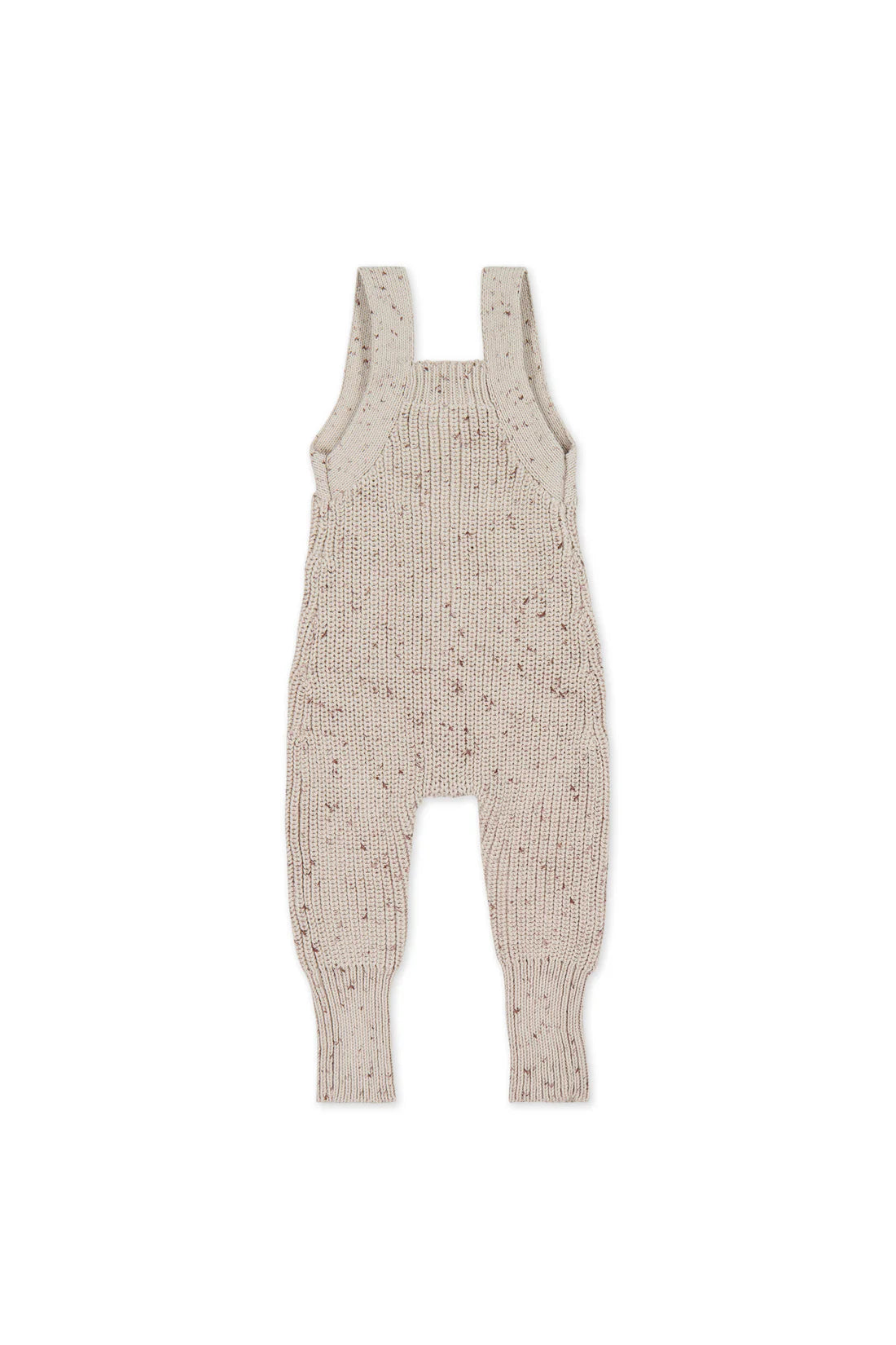 London Knitted Playsuit | Oatmeal Little Fawn Elk Fleck