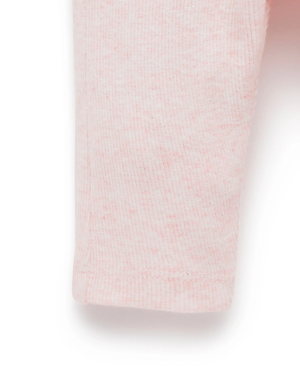 Everyday Ruffle Legging | Soft Pink Melange