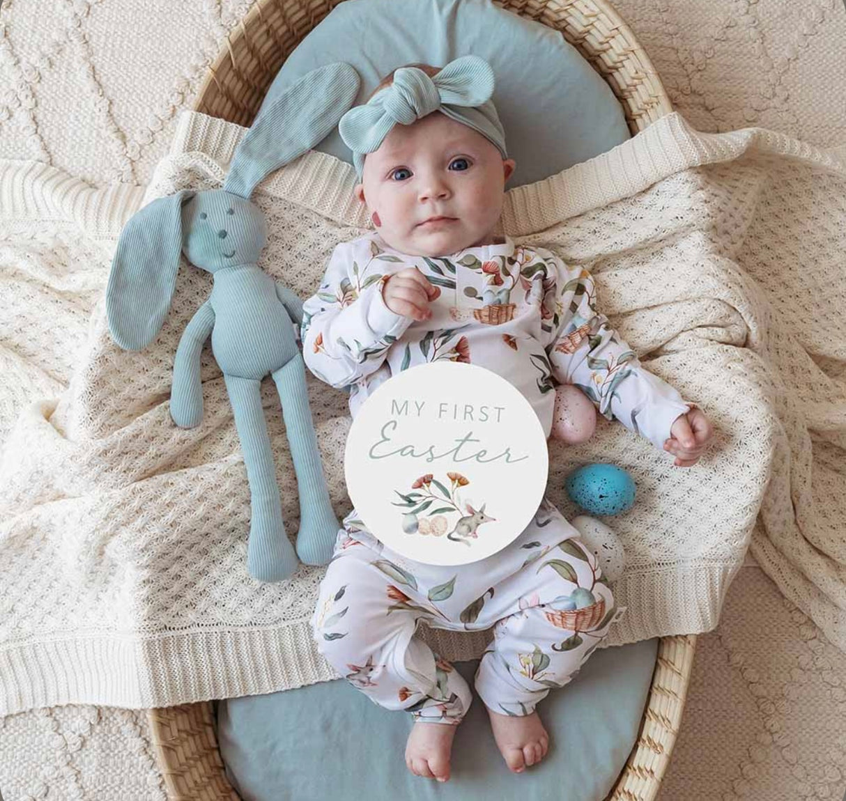 Easter Bilby Reversible single Milestone Card Easter Bilby Reversible single Milestone Card