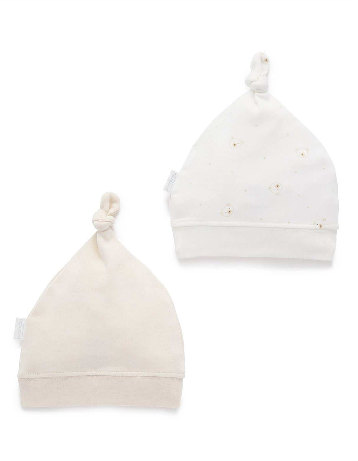 Knot Hat 2 Pack | Vanilla Bear