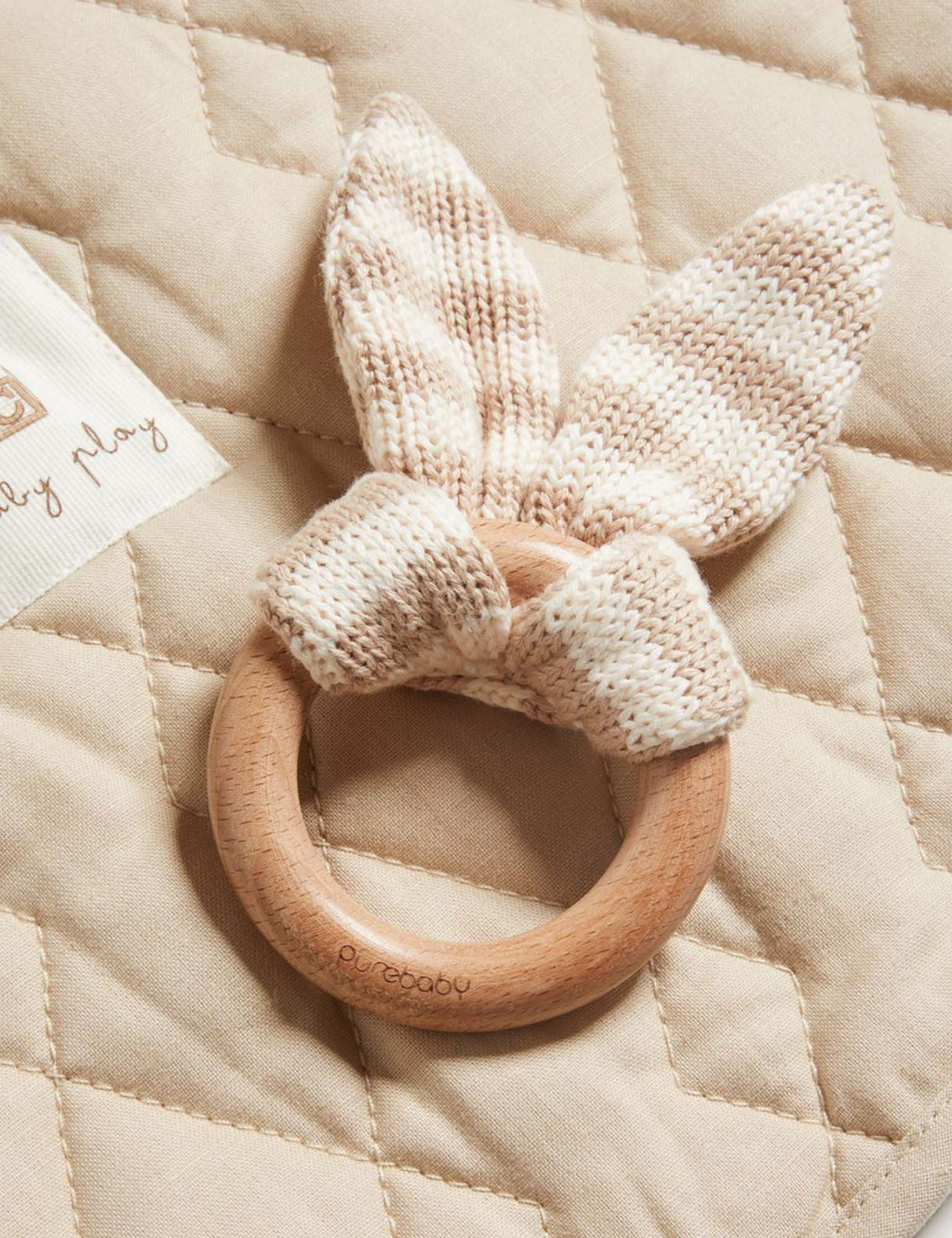 Rabbit Ear Teether | Camel