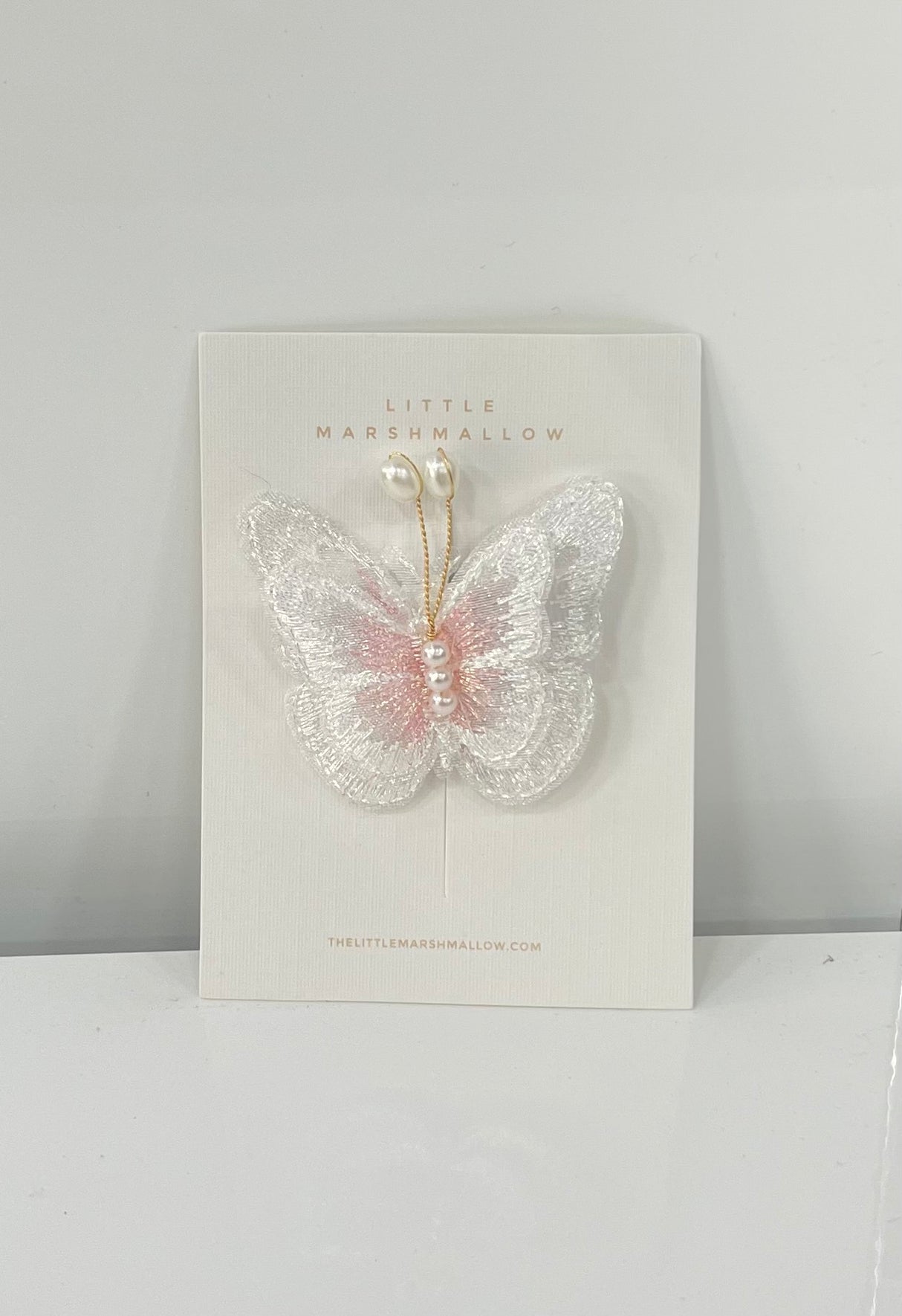 Butterfly Clip | White