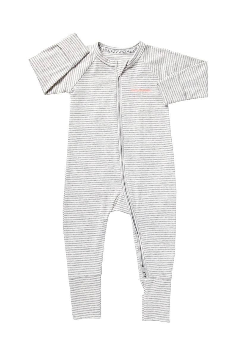 Zip Wondersuit | Luxe Storm Marle & White