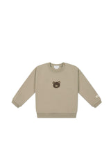 Organic Cotton Damien Sweatshirt | Fawn Bear