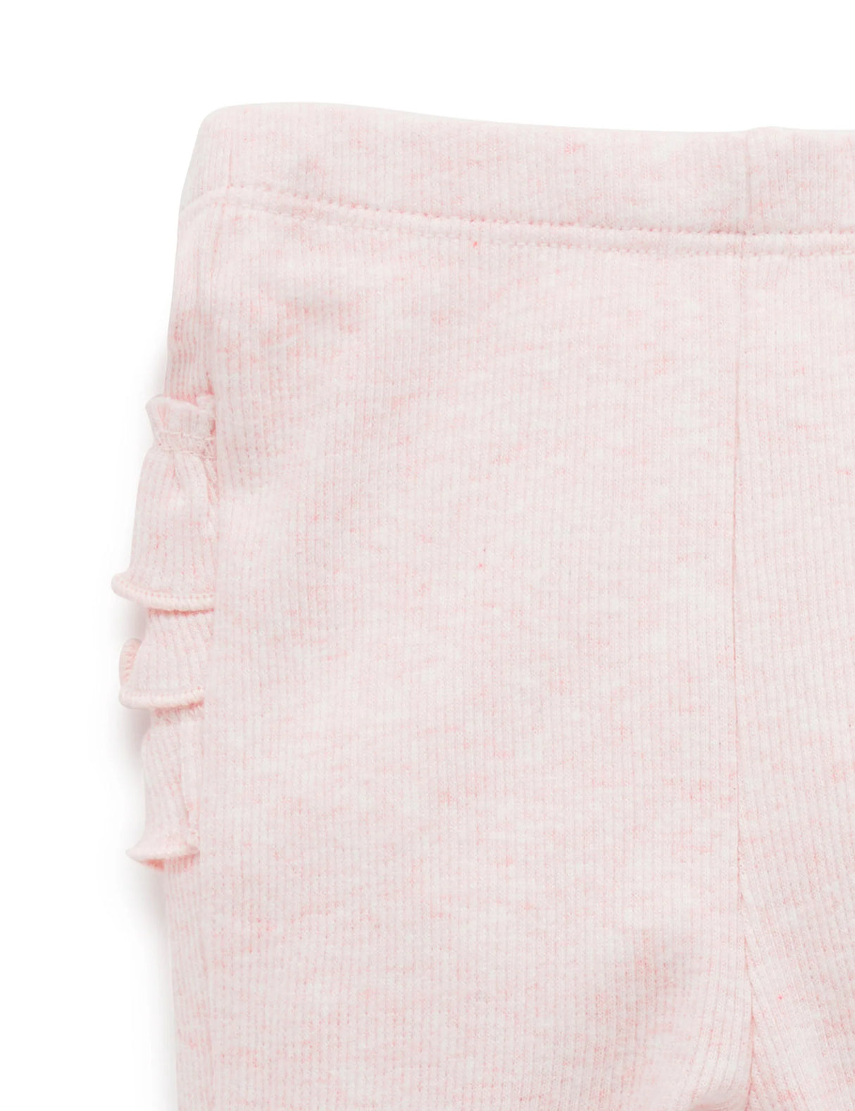 Everyday Ruffle Legging | Soft Pink Melange