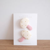 2 Pack Mushroom Clip | Whipped Pink