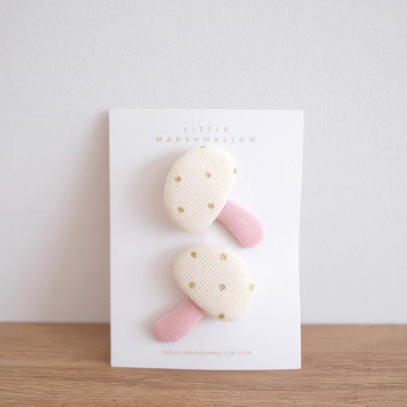 2 Pack Mushroom Clip | Whipped Pink