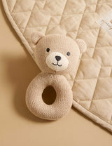 Knitted Rattle | Wheat Bear