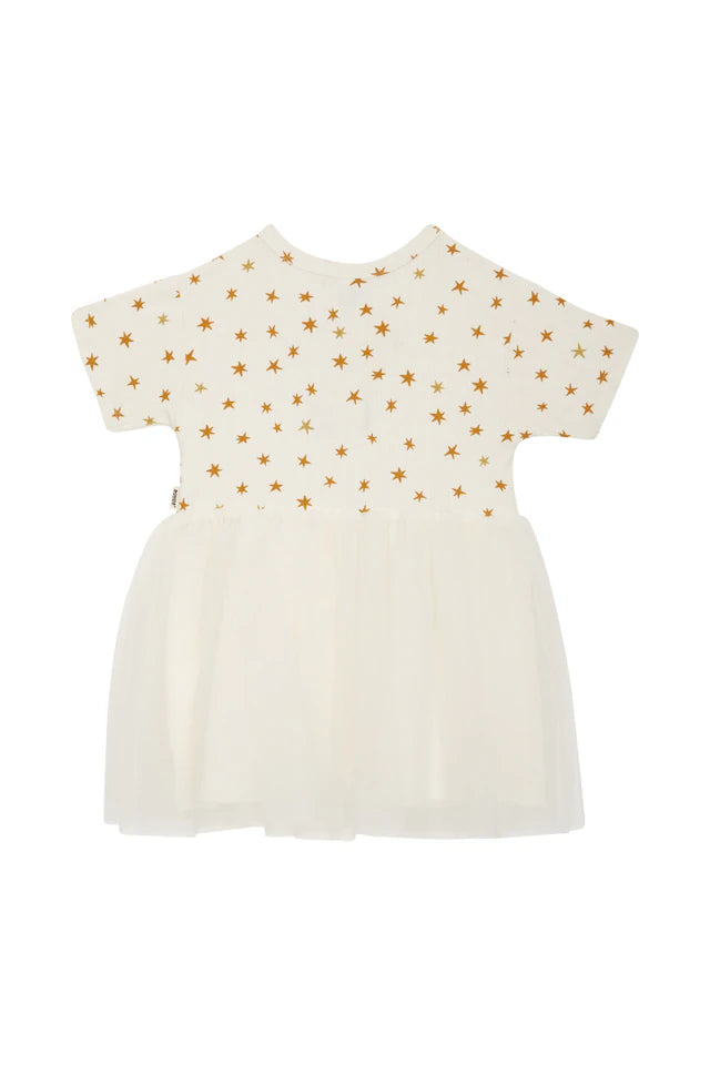 Girls Pointelle Tutu Dress | Sparkly Star
