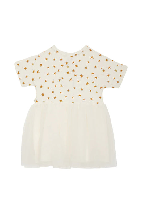 Girls Pointelle Tutu Dress | Sparkly Star