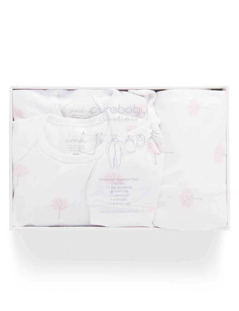 Newborn Hospital Pack | Pale Pink Tree