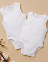 Pointelle 2 Pack Singlet Bodysuit