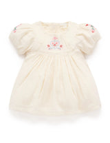 Embroidered Dress l Cloud