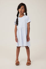 Freya Short Sleeve Dress | Vanilla/Clara Ditsy