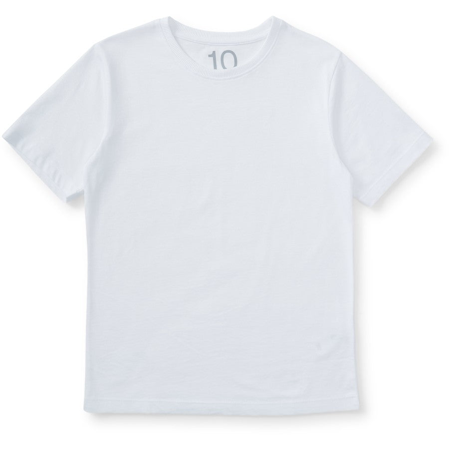 Kids Plain Tee | White