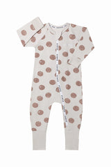 Wondercool Zip Wondersuit | Playfull Polka/ White Banksia