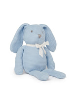 Knitted Bunny Toy | Blue