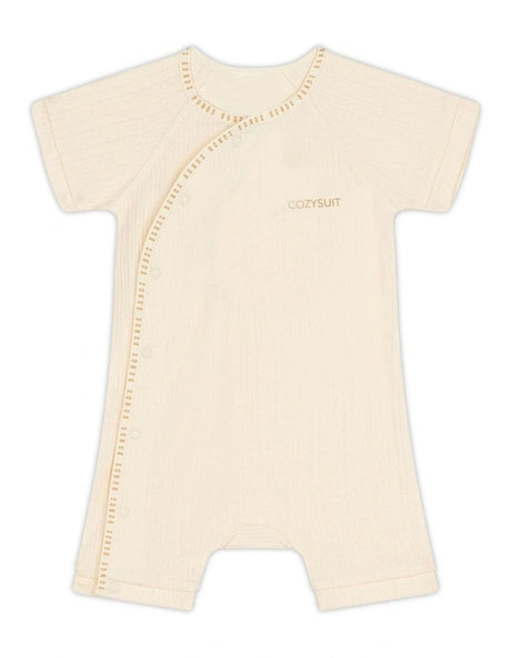 Pointelle Short Sleeve Cozysuit | Sundial