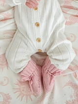 Knitted Booties | Peony