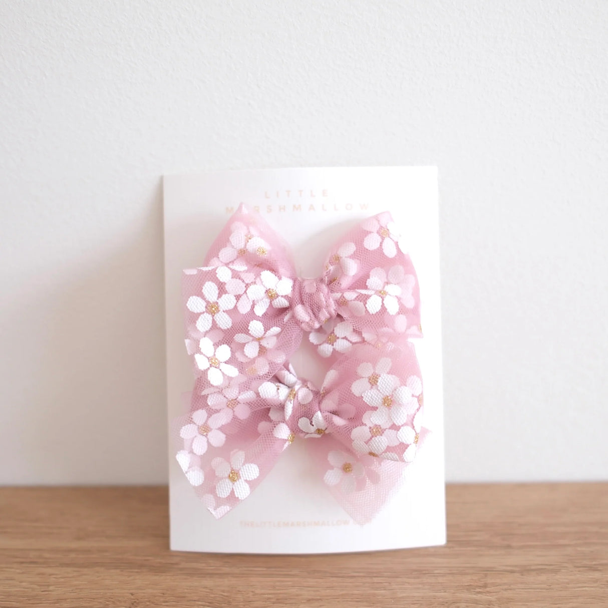 Tulle Pigtail Set | Blossom Rosy Mauve