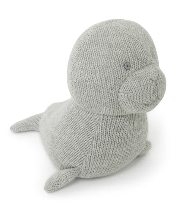 Knitted Seal Toy | Grey