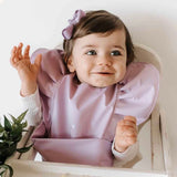 Frill Snuggle Bib | Lavender