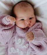 'Hello World' Chunky Knit Jumper | Lilac