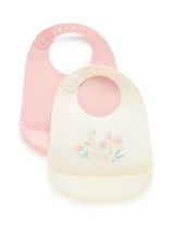 2 Pack Silicone Bib | Blossom