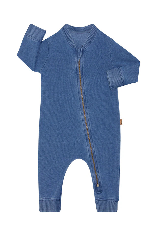 Denim Washed Zippy | Sky Blue Denim